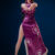 Set 1(1Body+A face+purple cheongsam+high heels)