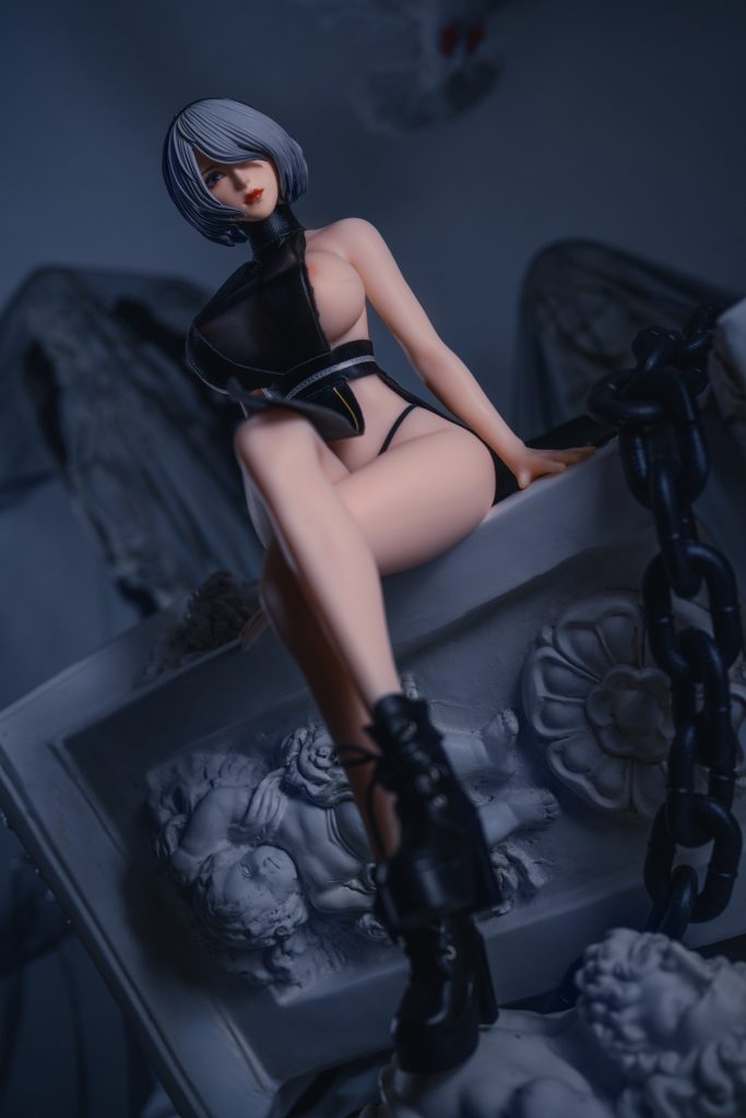 Nier Automata YoRHa No. 2 Type B 2B anime sex doll hentai figure mini sex doll (12)