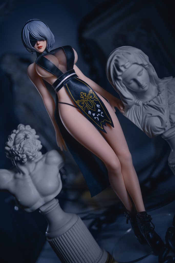 Nier Automata YoRHa No. 2 Type B 2B anime sex doll hentai figure mini sex doll (4)